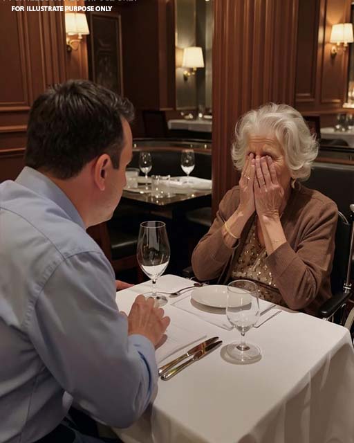 Elderly Mother Brought to Tears by Her Son at Restaurant, Apologizes When Owner Steps In